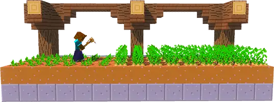 Serveur skyblock minecraft avec une houe 3x3